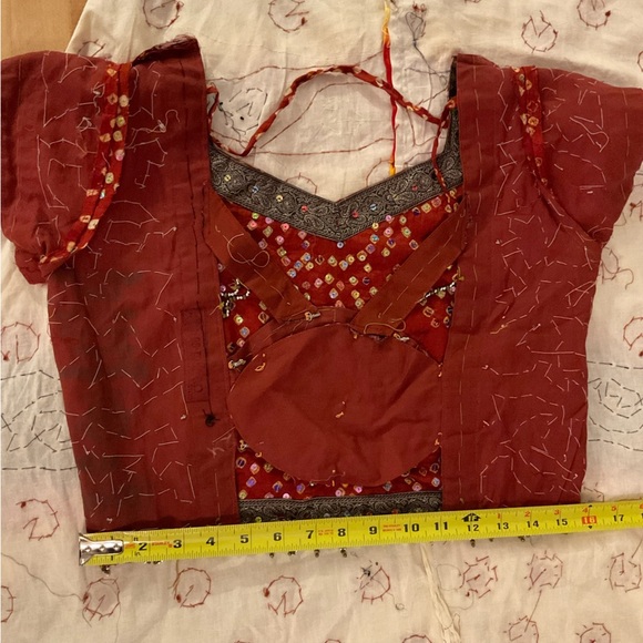 Vibrant Dopamine Bollywood Outfit in a Stunning Array of Colors, Hand Made - Picture 15 of 16